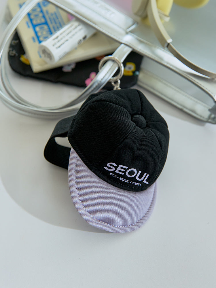 BT21 BALL CAP KEYRING TRAVEL