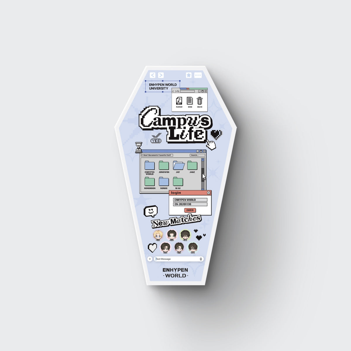 ENHYPEN ENHYPEN - World Coupon Card Collection - Campus Life Special Version