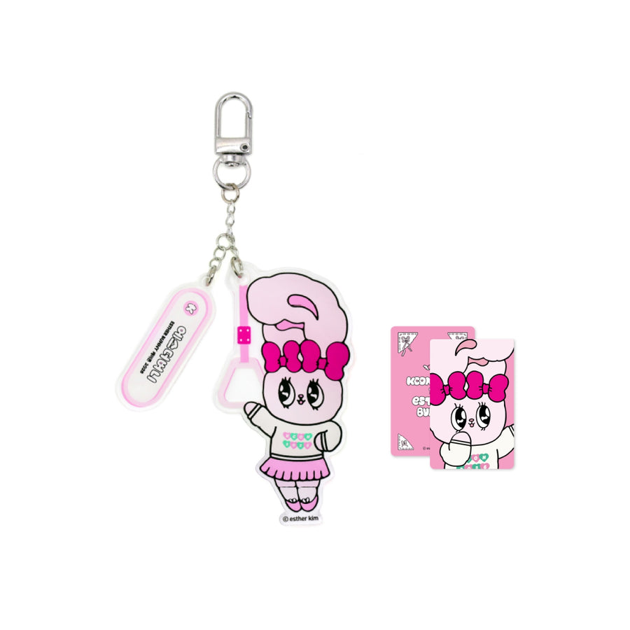 Esther Bunny - Subway Keyring - KCON 2026 Pop-Up Official MD
