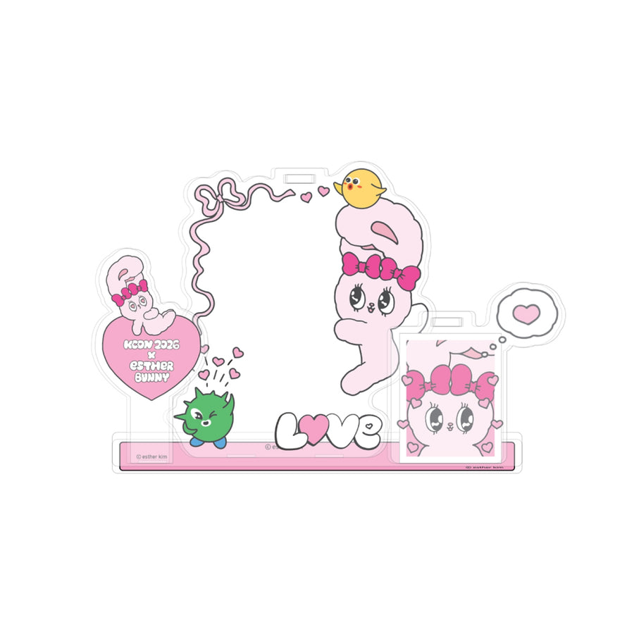 Esther Bunny - KCON 2026 Dual Acrylic Stand - Official MD
