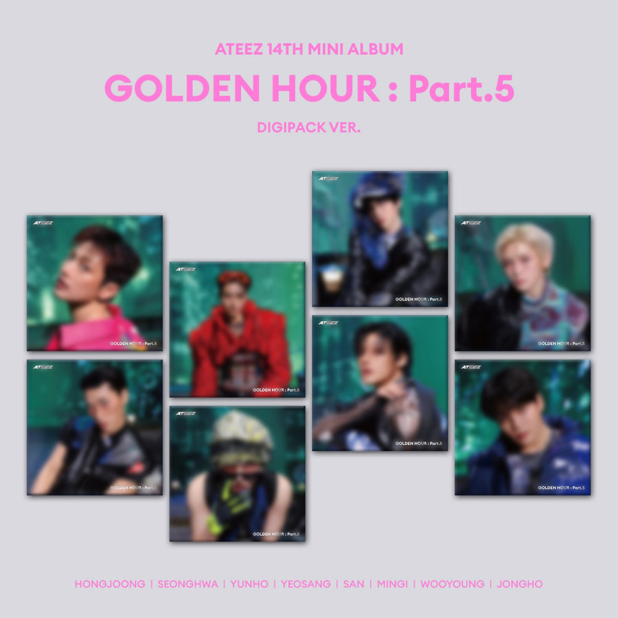 ATEEZ - GOLDEN HOUR : Part.5 - Digipack Ver. - Mini Album