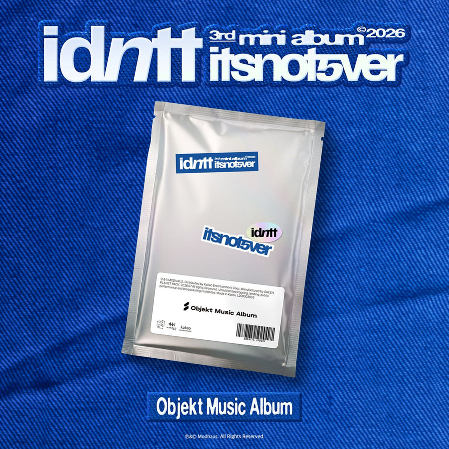 IDNTT - itsnotover - Mini Album (Objekt Music Album)
