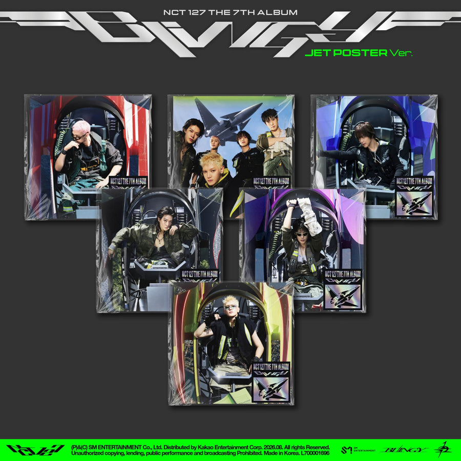 NCT 127 - BLINGY - JET Poster Ver. - Regular Album