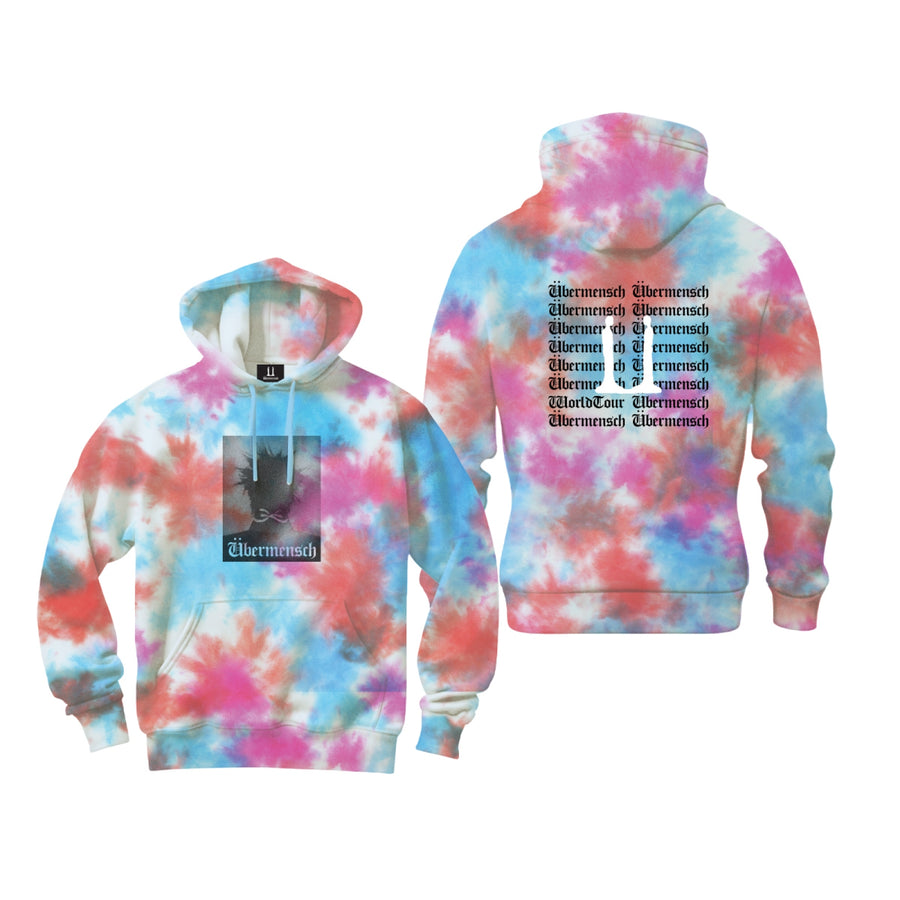 G-DRAGON - 18 Hoodie Tie-Dye - Multi Ver. - World Tour Merch