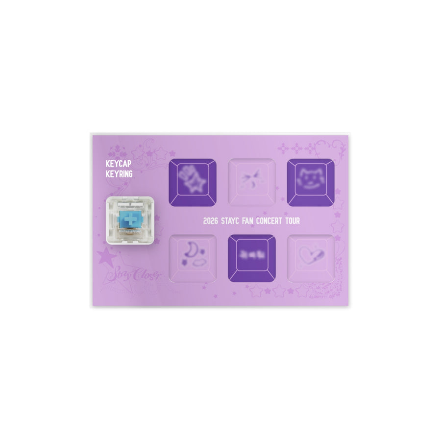 STAYC - Keycap Keyring Set - STAY CLOSER Tour - Official MD