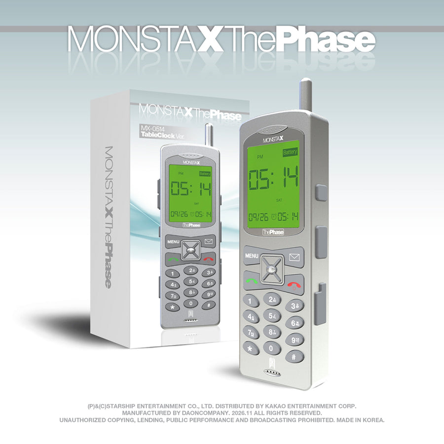 MONSTA X - The Phase - Table Clock Ver. - EP Album