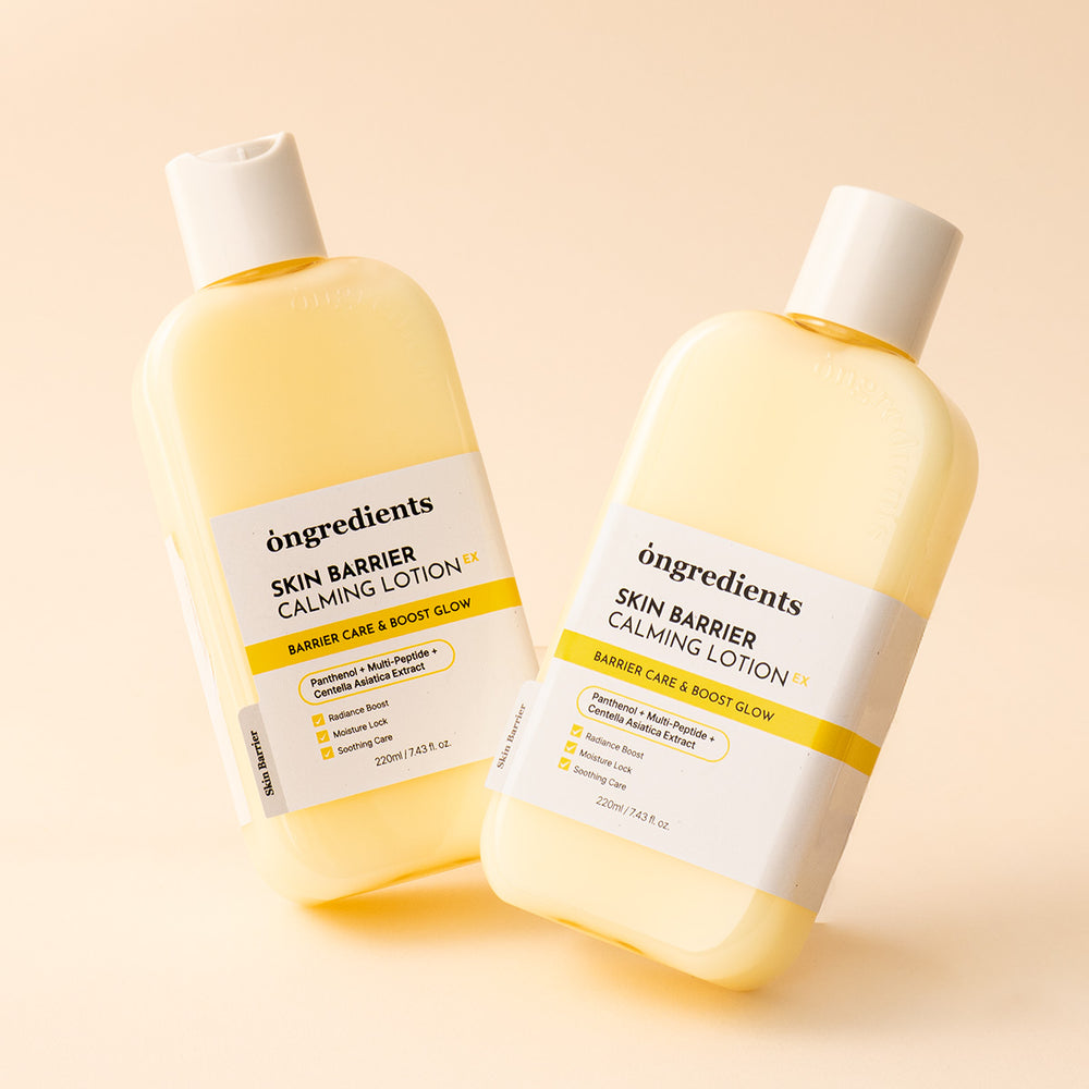 ONGREDIENTS Calming Lotion EX, Glow Mist & Moisture Deep Cleanser Mini Trio Set - Korean skincare set, view 2