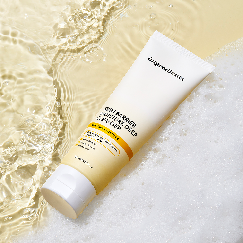 ONGREDIENTS Skin Barrier Moisture Deep Cleanser - Korean face cleanser
