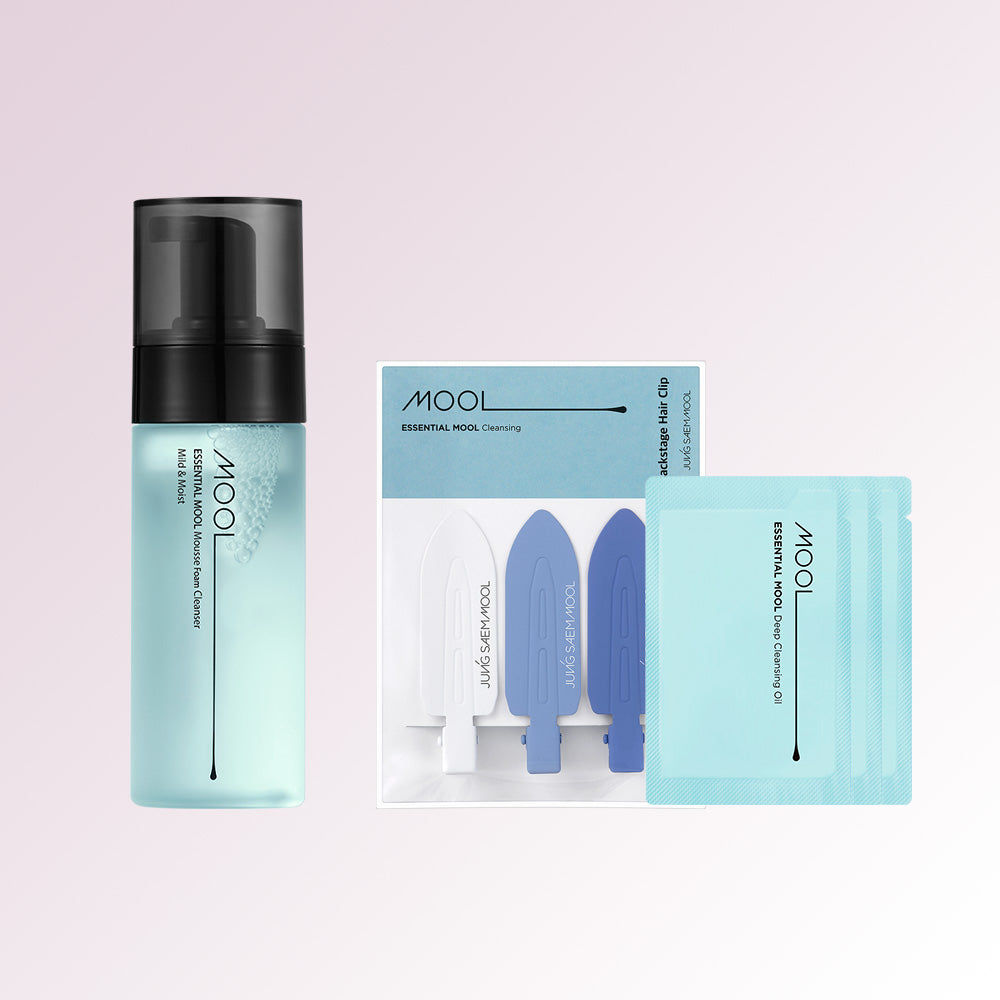 JUNG SAEM MOOL Essential Mool Mousse Foam Cleanser - Korean foam cleanser