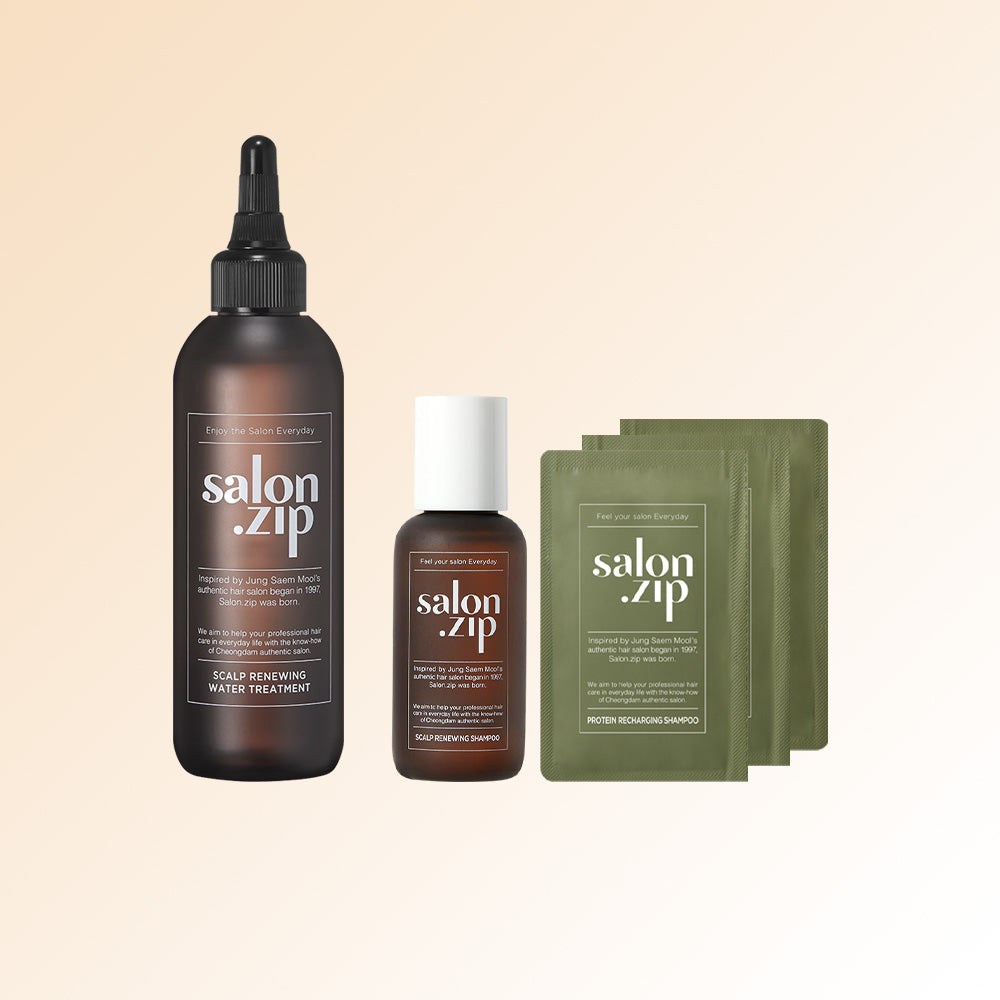 JUNG SAEM MOOL Salon Zip Scalp Renewing Water Treatment - Korean hair treatment