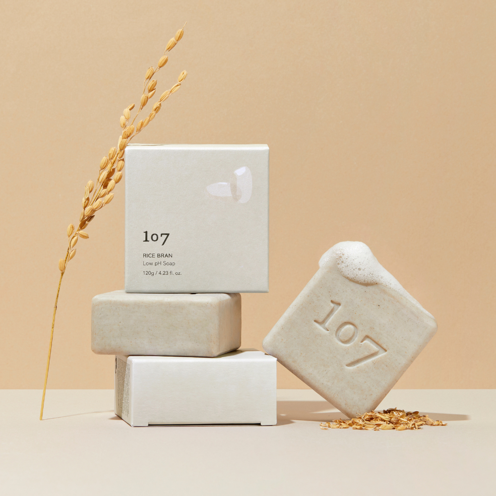 107 Rice Bran Low Ph Soap 120g | Kool Seoul