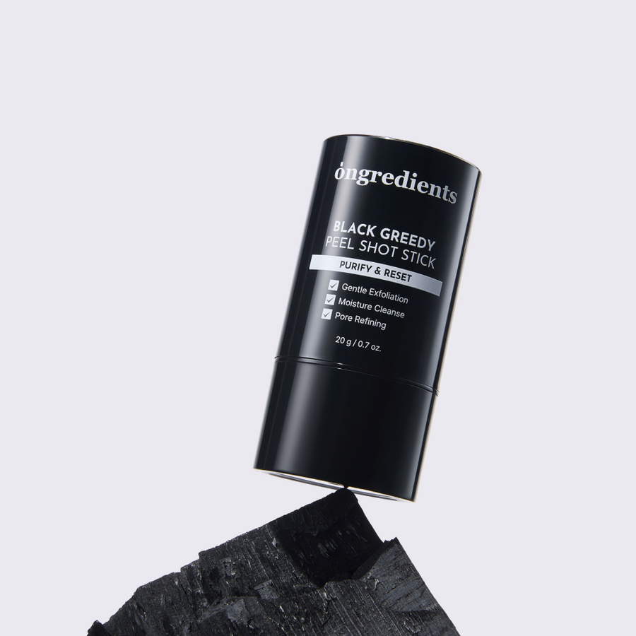 ONGREDIENTS Black Greedy Peel Shot Stick
