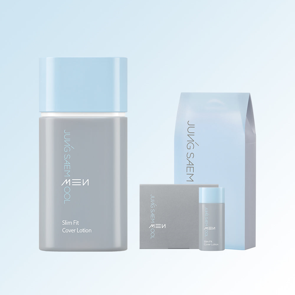 JUNG SAEM MOOL Men Slim Fit Cover Lotion - Korean men's tinted lotion