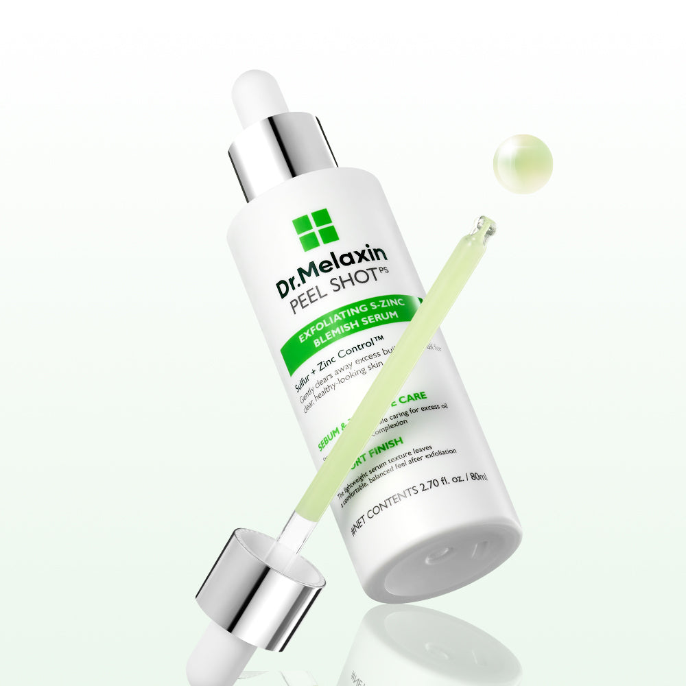 DR.MELAXIN Peel Shot S-Zinc Blemish Serum - Korean exfoliator