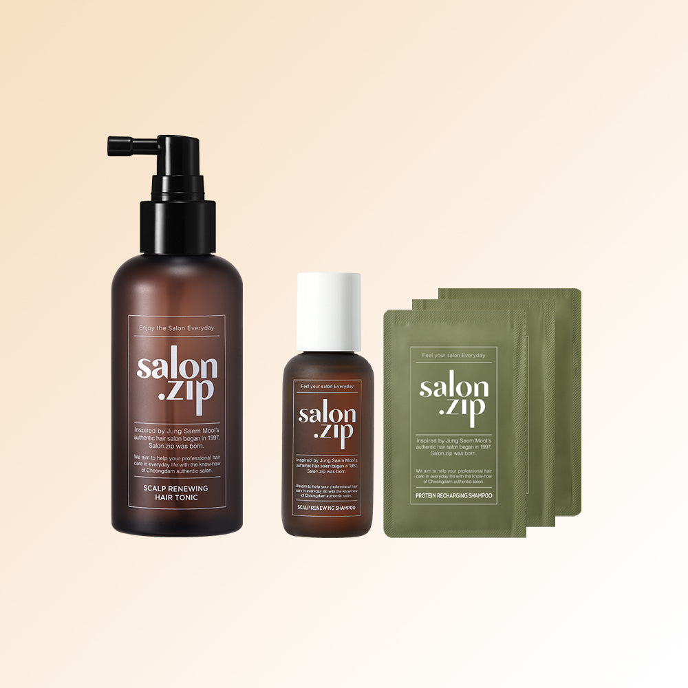 JUNG SAEM MOOL Salon Zip Scalp Renewing Hair Tonic - Korean scalp tonic