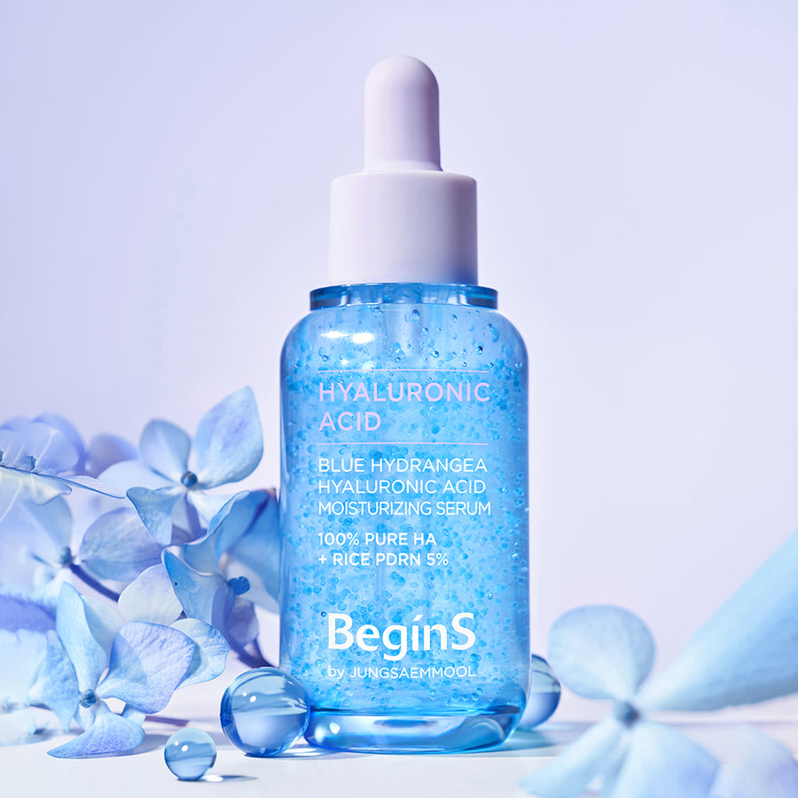 JUNG SAEM MOOL BeginS Blue Hydrangea Hyaluronic Acid Moisturizing Serum