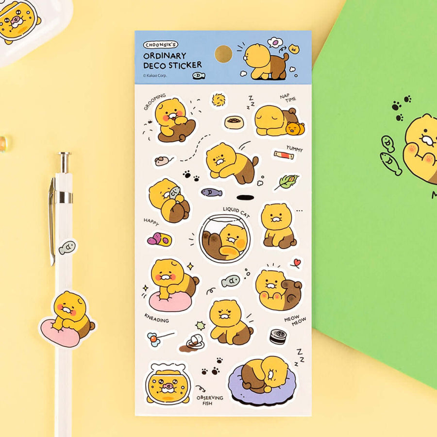 Kakao Friends Chunsik Deco Stickers