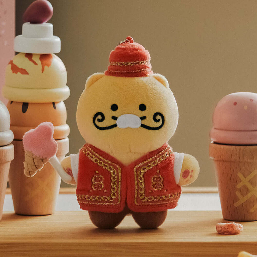 Kakao Friends Chunsik Plush Keyring