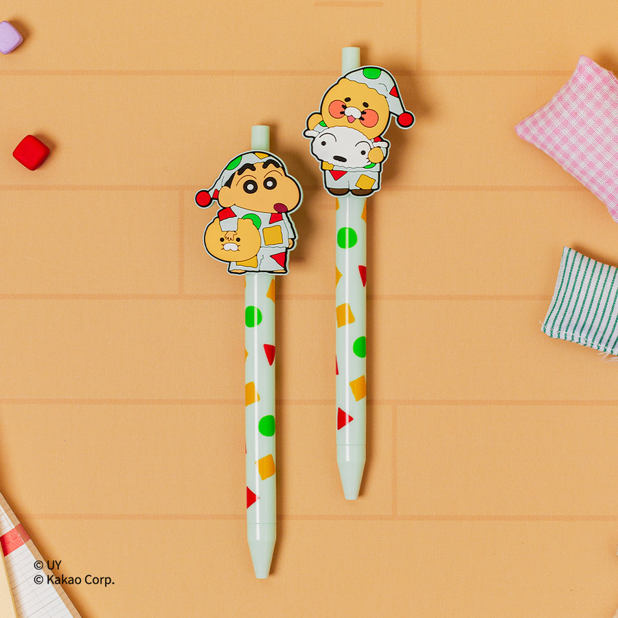 Gel Pen Set of 2 Shin-chan X Friends Chunsik - Kakao Friends