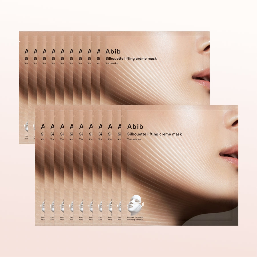 ABIB Silhouette Lifting Cream Mask V-Up 4 Sheets Set of 5