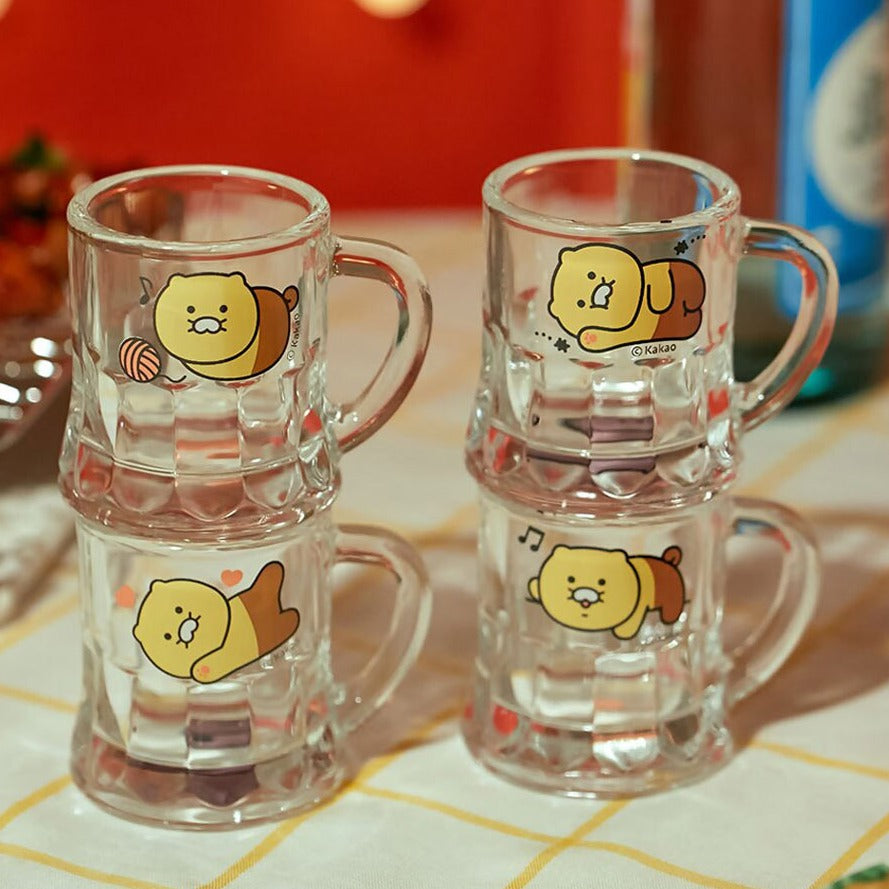 KAKAO FRIENDS Choonsik Mini Soju Cup x4 | Kool Seoul