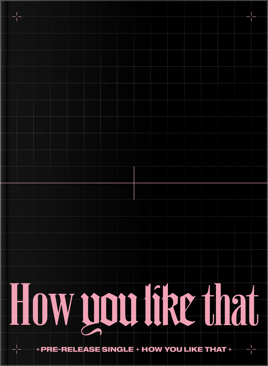 BLACKPINK How You Like That Special Edition Poster Option