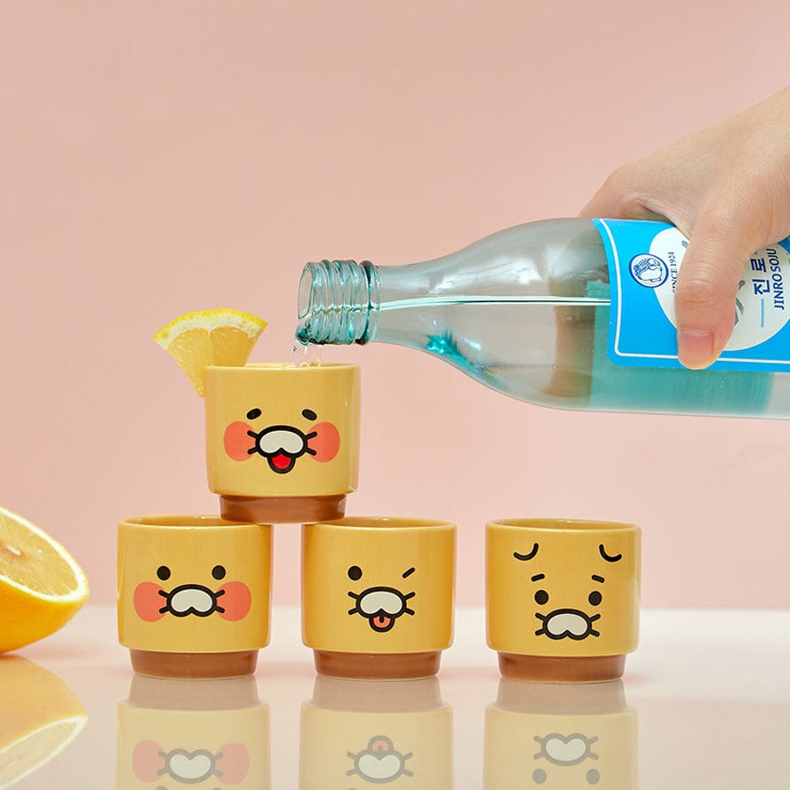 KAKAO FRIENDS Random Choonsik Soju Cup x4 | Kool Seoul