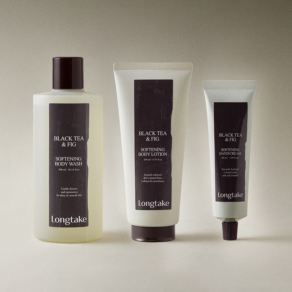 LONGTAKE Body 3 piece set (Body Lotion, Body Wash, Handcream) | Kool Seoul