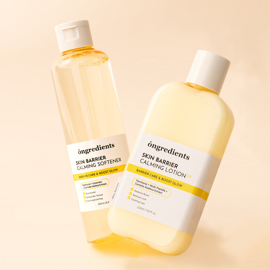 ONGREDIENTS Calming Lotion EX 220ml & Calming Softener 250ml Set