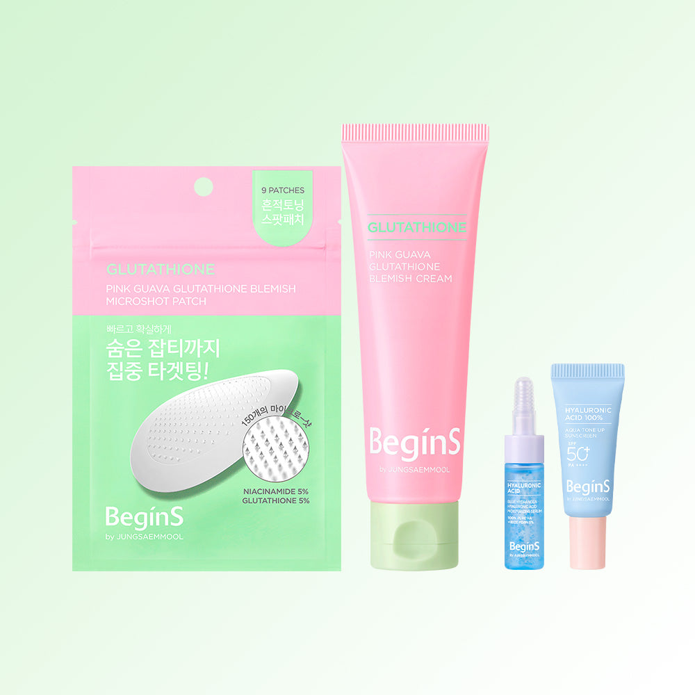 JUNG SAEM MOOL BeginS Pink Guava Glutathione Blemish Cream - Korean face cream