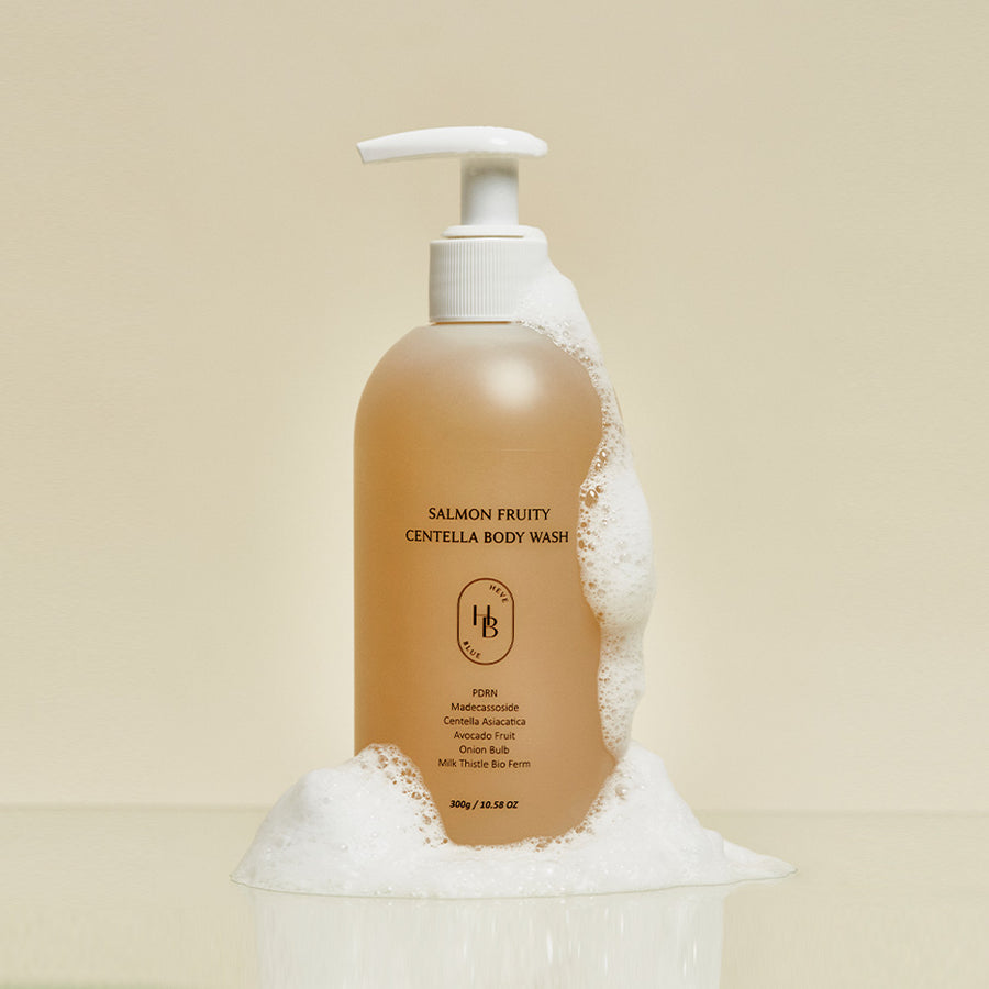 HEVEBLUE Salmon Fruity Centella PDRN Body Wash