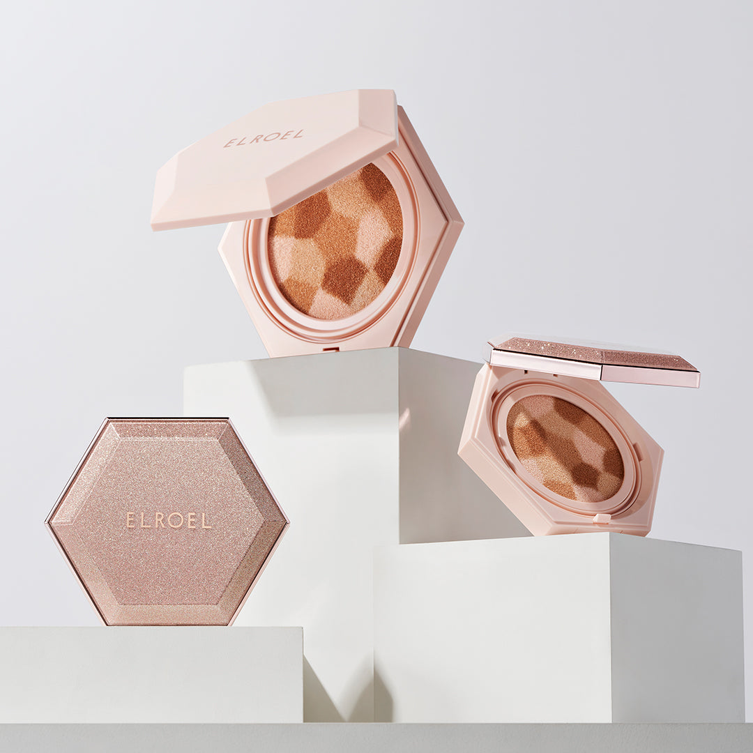ELROEL Blending Compact Cushion Pink - Korean cushion foundation