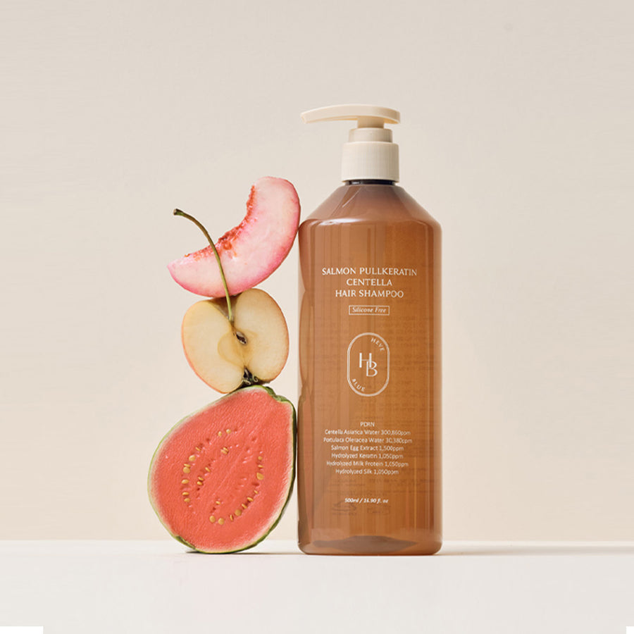 HEVEBLUE Salmon Fullkeratin Centella Hair Shampoo