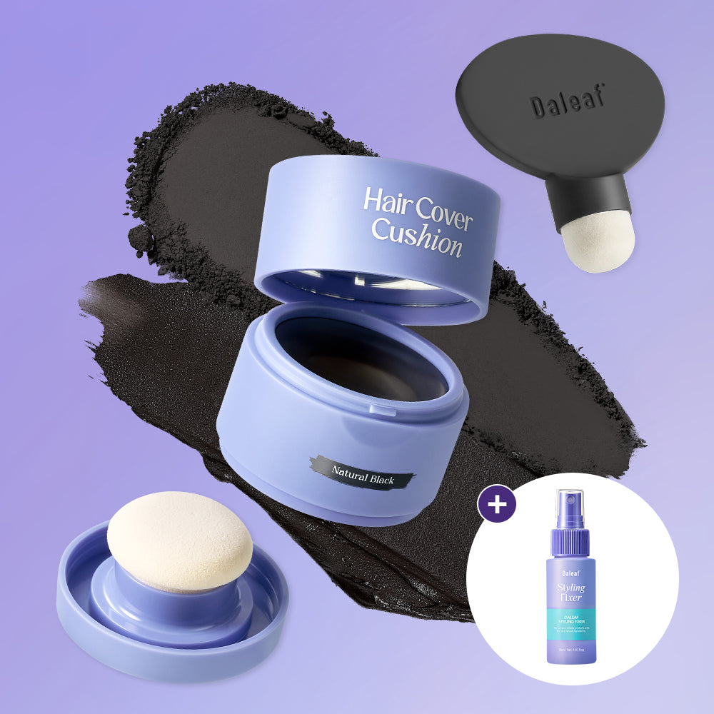 DALEAF Glam Dual Hairline Cover Cushion & Glam Styling Fixer 30ml Set - Korean hair care set
