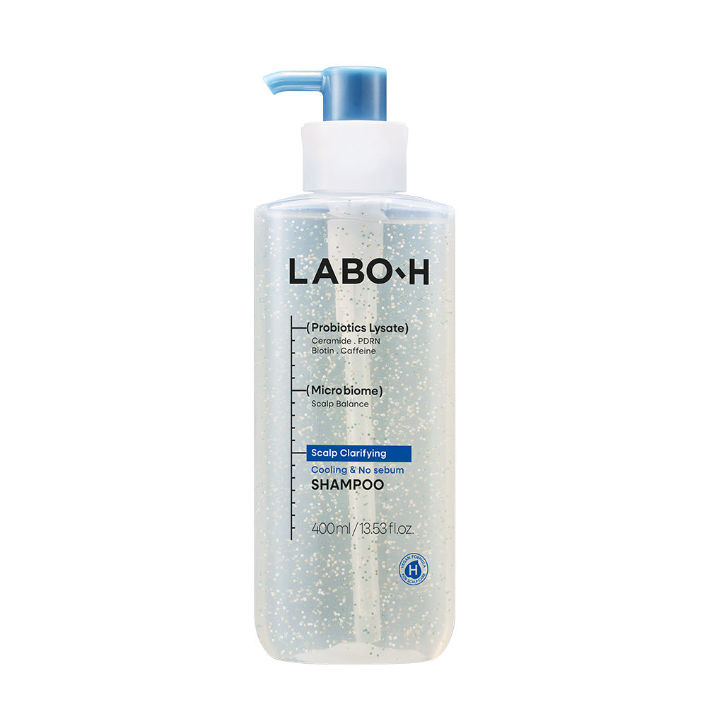 LABO-H Scalp Clarifying Cooling & No Sebum Shampoo - Korean shampoo