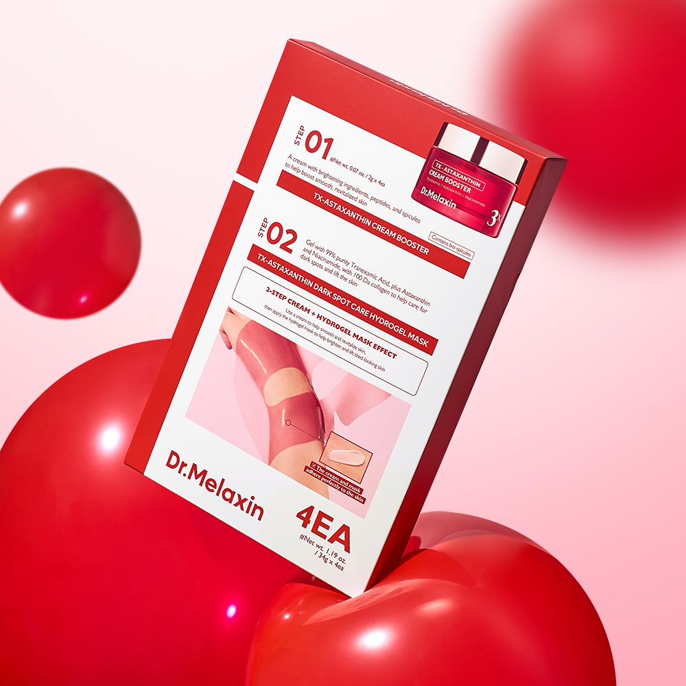 DR.MELAXIN TX Astaxanthin Dark Spot Hydrogel Mask (4 Sheets) - Korean mask