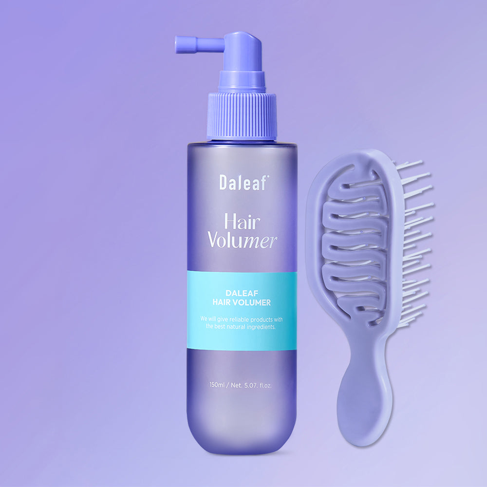 DALEAF Glam Hair Volumer & Brush Set - Korean hair care set