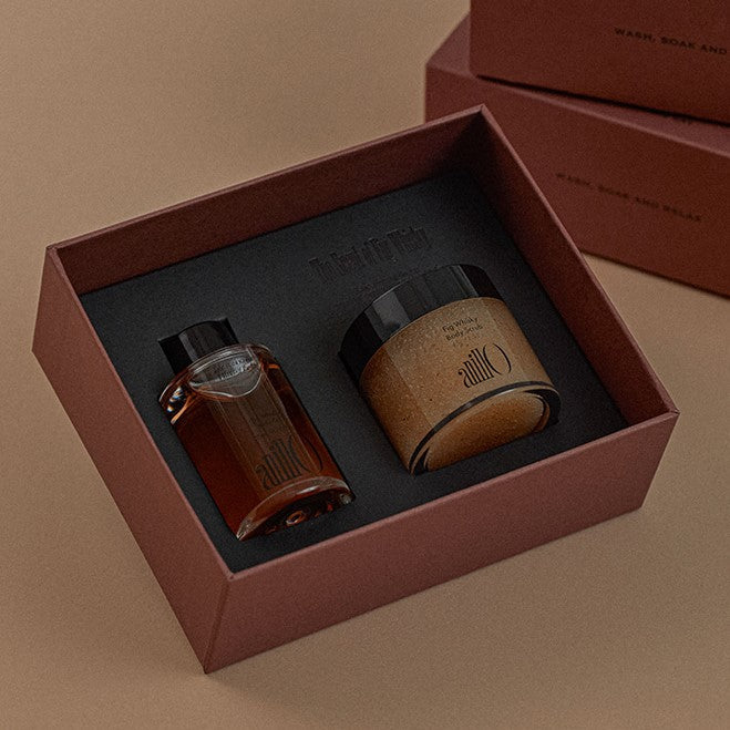ANILLO Fig Whisky Discovery Body Set (Body Oil 22ml & Body Scrub 45g) | Kool Seoul
