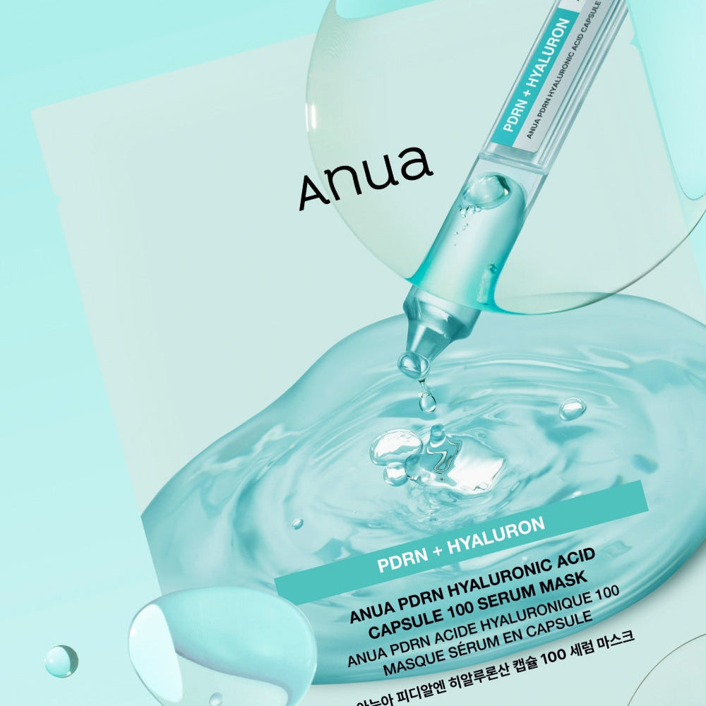 ANUA PDRN Hyaluronic Acid Capsule 100 Serum Mask disponible sur Ma petite Coree, ton Eshop 100% K-beauty en direct de Seoul