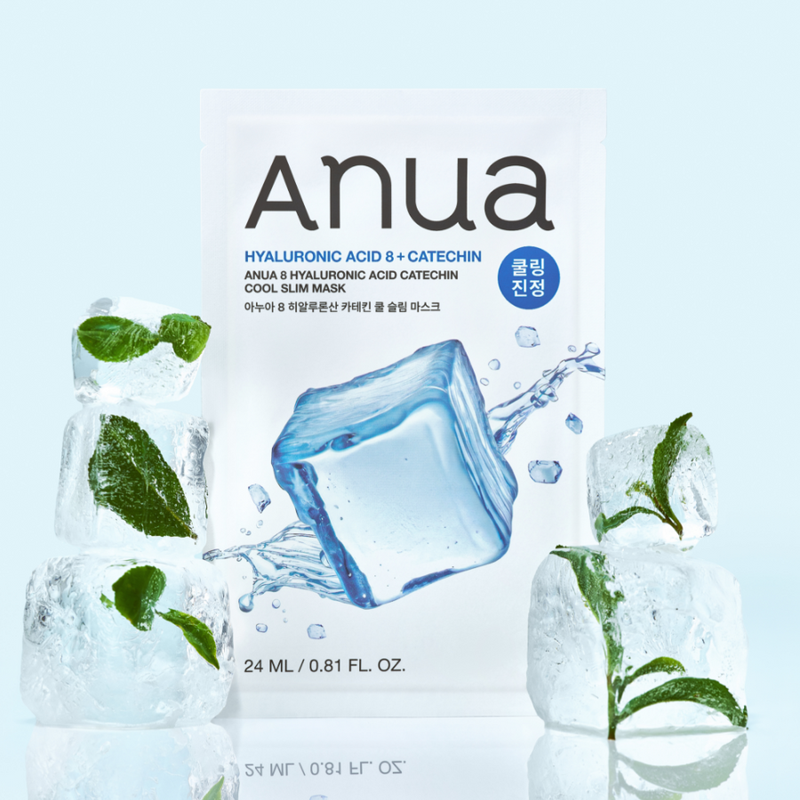 Anua 8 ヒアルロン酸 カテキン クールスリムマスク 1枚