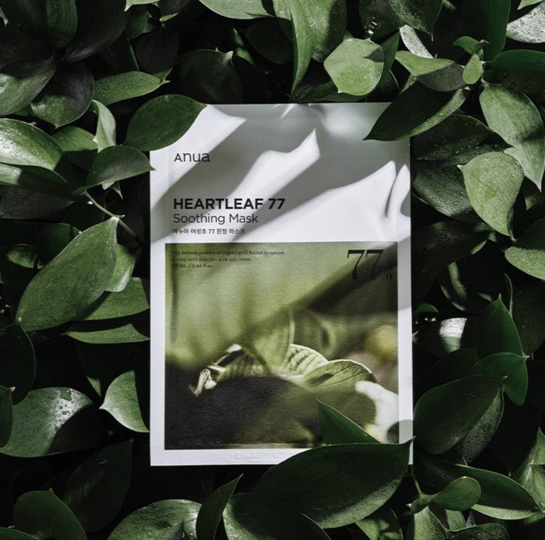 ANUA Heatfleaf 77 Soothing Mask | Kool Seoul
