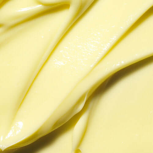 Texture of APRILSKIN Carrotene Clearifying Cream in smooth yellow cream consistency