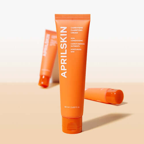 APRILSKIN Carrotene Clearifying Cream tube displayed on a light background.
