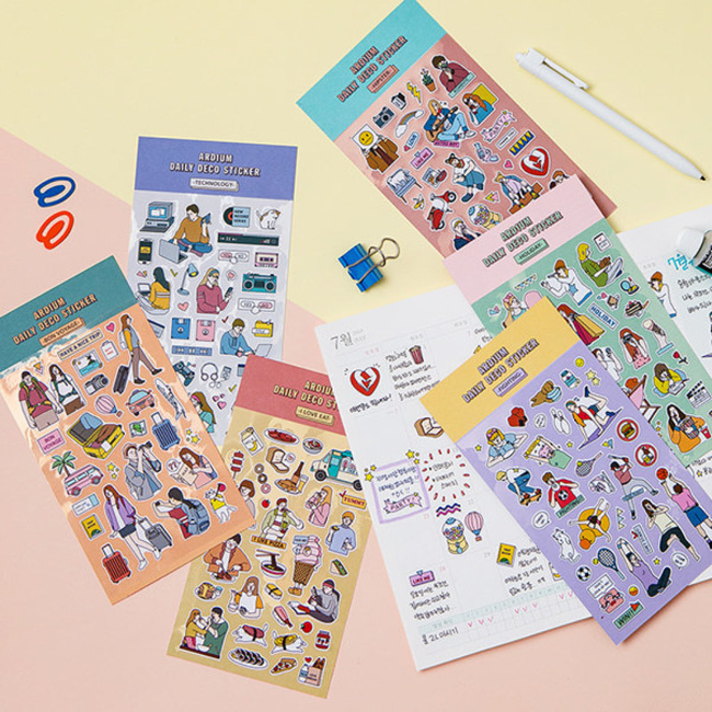 ARDIUM Daily Deco Stickers | Kool Seoul