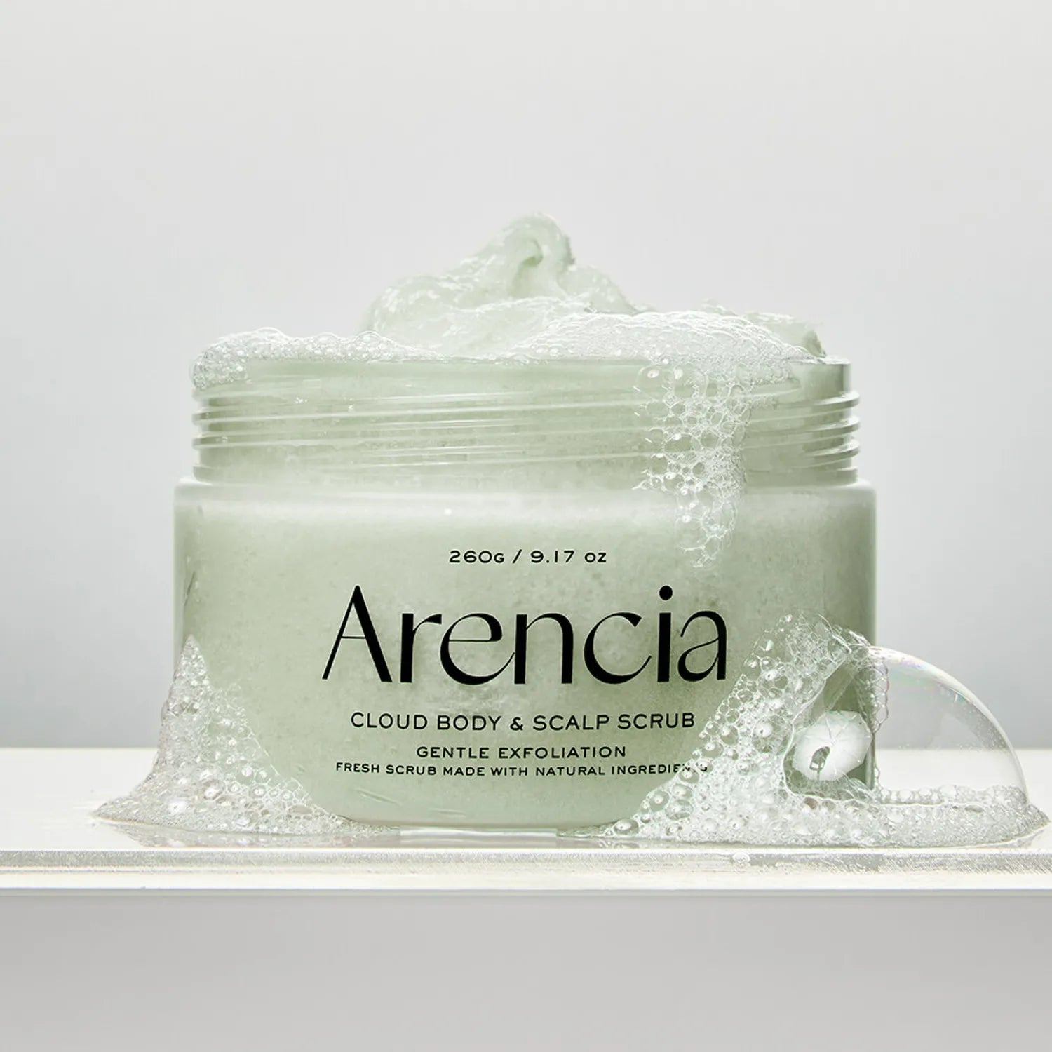 ARENCIA Fresh Cloud Body Scrub 260g disponible sur Ma petite Coree, ton Eshop 100% K-beauty en direct de Seoul