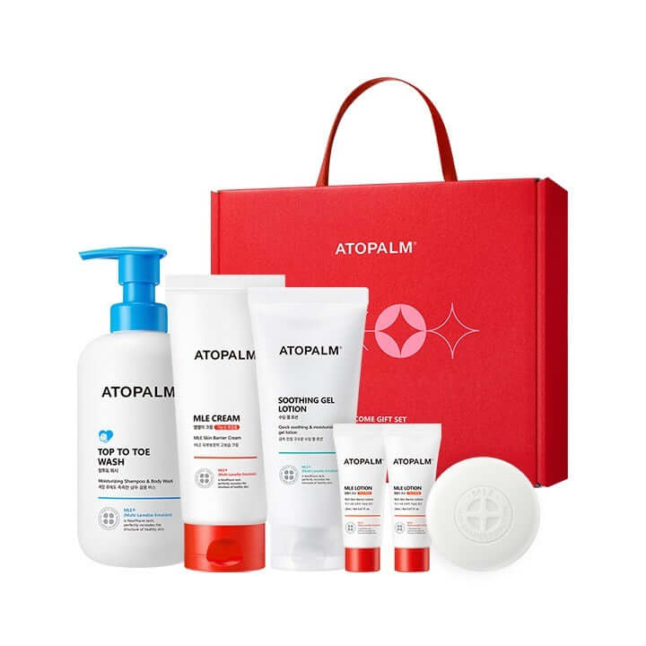 Atopalm Baby Gift Set (3 Types Of Cream + Wash + Soothing Gel)
