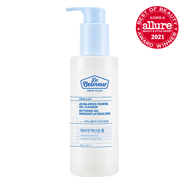 DR.BELMEUR Amino Clear Ph-Balanced Foaming Gel Cleanser 190ml | Kool Seoul