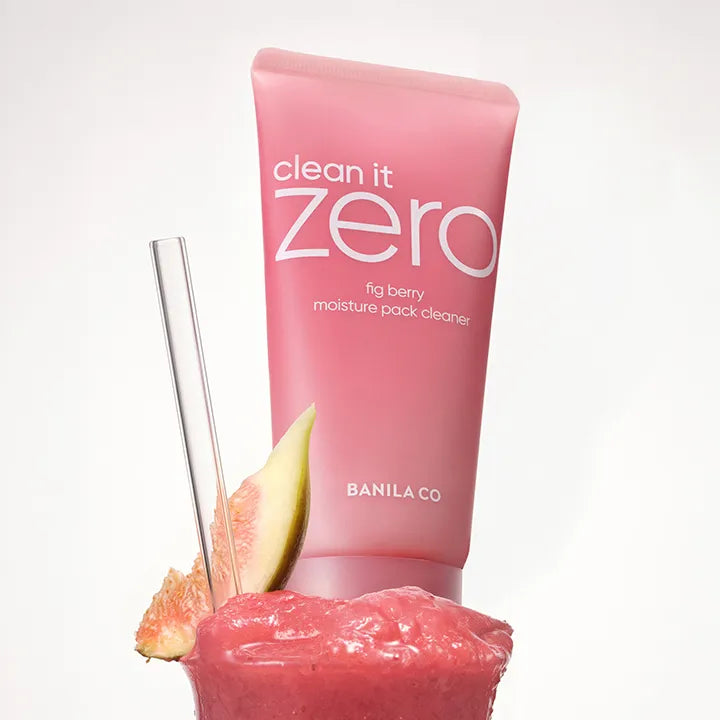 BANILA CO Clean It Zero Figberry Moisture Pack Cleanser 180g with fig and berry smoothie