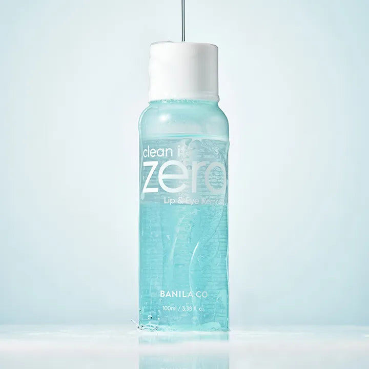BANILA CO Clean It Zero Lip & Eye Remover 100ml bottle in blue with white cap
