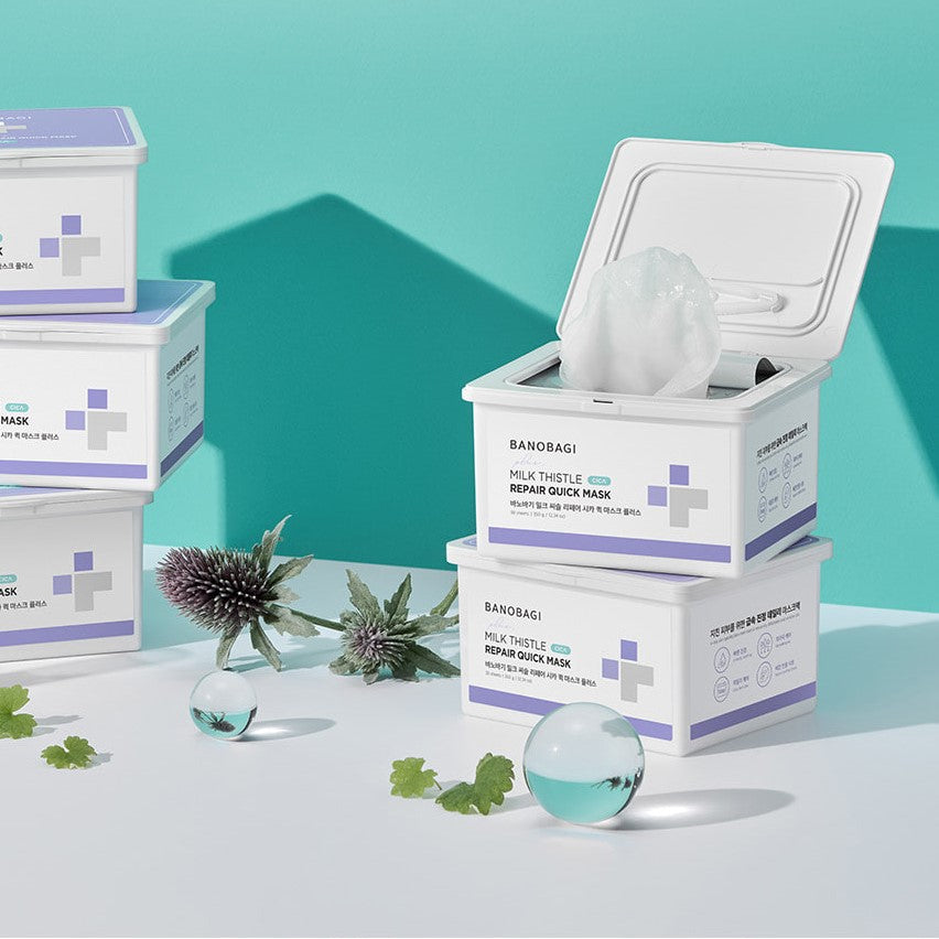 BANOBAGI Milk Thistle Repair Cica Quick Mask Plus+ 350g 30p | Kool Seoul